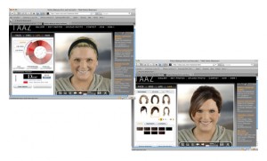 Cambio de imagen virtual, diferentes alternativas, herramienta en internet, página de internet llamada www.taaz.com, MAKEOVER virtual,