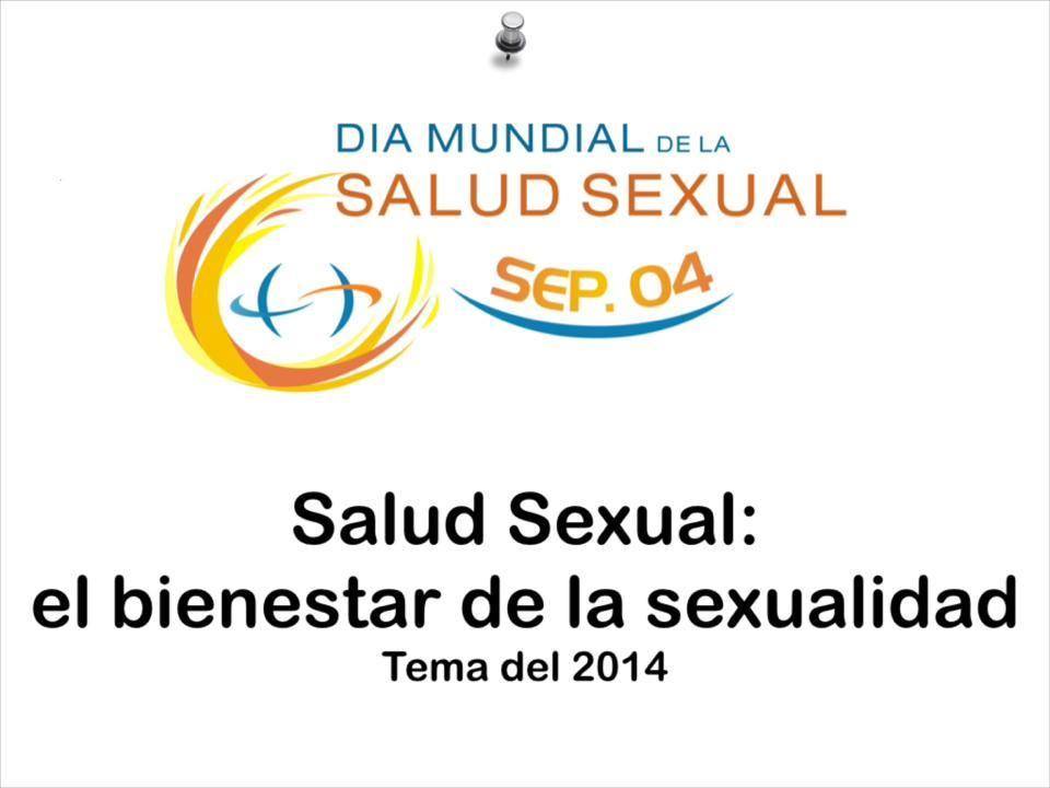 Ilustración con el texto "4 de septiembre de 2014, Día Mundial de la Salud Sexual La salud sexual: el bienestar de la sexualidad"