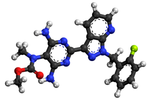 Ilustración de la molécula C20H19FN8O2