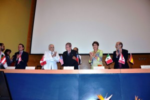 Mikel Arreola, Jesús Kumate, Guillermo Ruiz Palacios, Mercedes Juan y Jesús Toledano Landeros