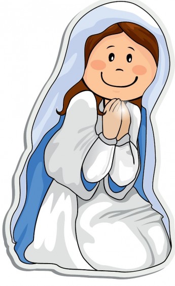 Ilustración de la Virgen María