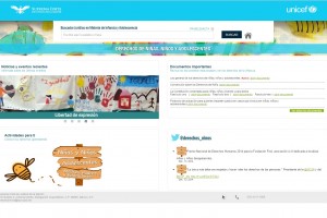 Página web del sitio buscador jurídico en materia de derechos de la infancia y adolescencia en México