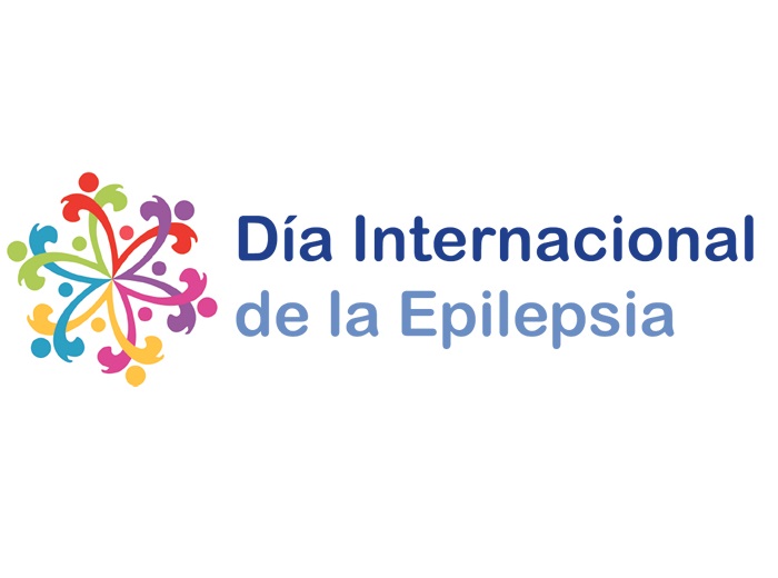Ilustración de personas agarradas de las manos y el texto "Día internacional de la epilepsia"