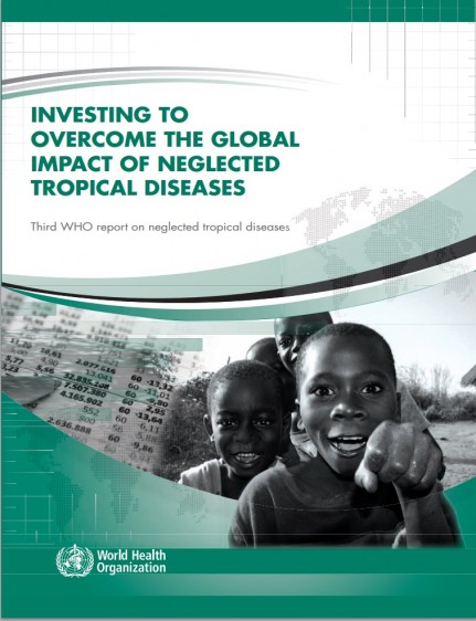 Portada con el título "Investing to Overcome the Global Impact of Neglected Tropical Diseases"