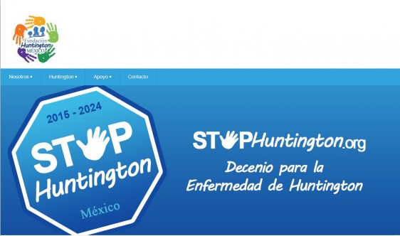 Logotipo "STOP HUNTINGTONG"