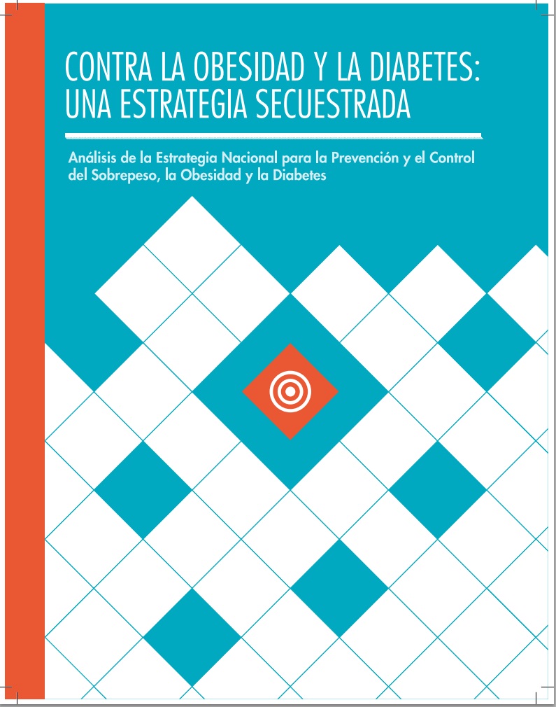 Portada con el texto "Contra la Obesidad y la Diabetes: Una Estrategia Secuestrada"