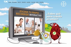 Portada del sitio web de 4º Conferencia Web sobre el Impacto de las Enfermedades Transmitidas por Vectores en Animales de Compañía y Seres Humanos