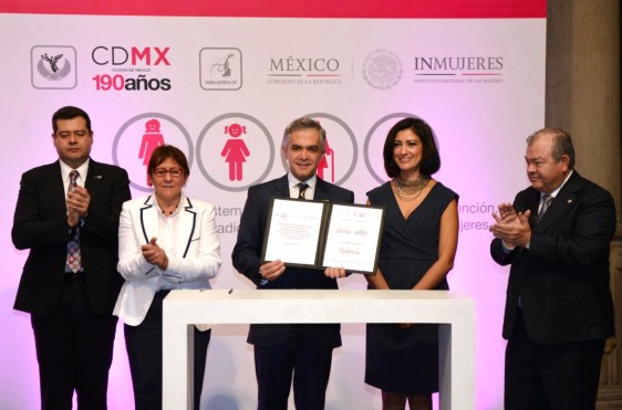“La CDMX es una ciudad en donde la mujer puede convivir, puede desarrollarse”, Jefe de Gobierno de la Ciudad de México, Miguel Ángel Mancera Espinosa