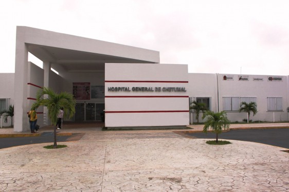 Fachada del Hospital General de Chetumal, Quintana Roo