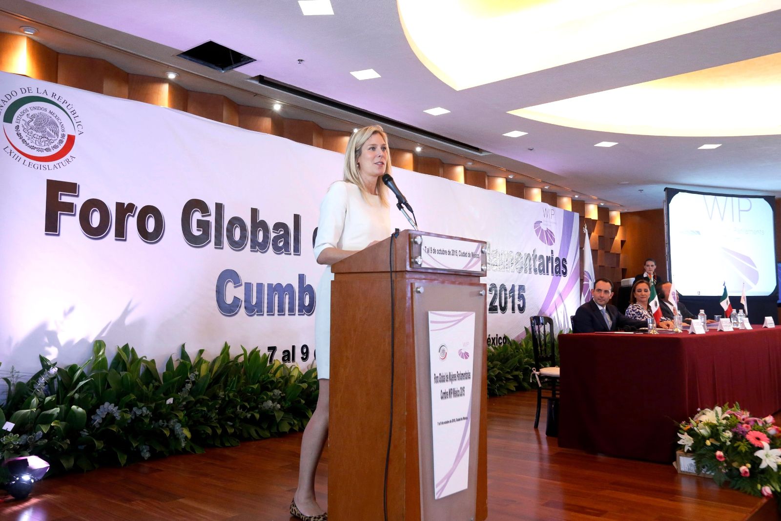 Inauguración de la Cumbre del Foro Global de Mujeres Parlame