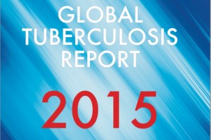 Portada azul con el texto "GLOBAL TUBERCULOSIS REPORT 2015"