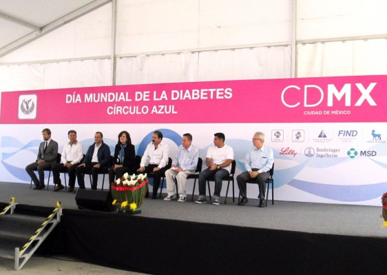 Conmemora la Ciudad de México el Día Mundial de la Diabetes y se une a las celebraciones en todo el mundo
