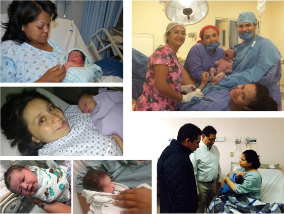 En el Hospital de la Mujer de la Secretaría de Salud, a las 00:02 horas ocurrió el primer nacimiento de 2016 que se atiende en los hospitales federales