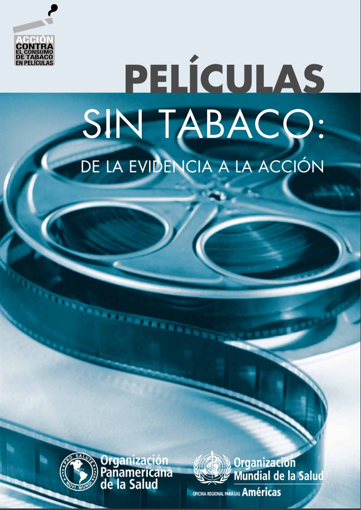Portada del informe "Películas sin tabaco: de la evidencia a la acción"