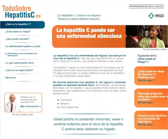 todosobrehepatitisc.mx apoyará a la prevención y detección oportuna de la enfermedad en México