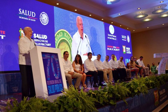 En representación del Presidente Enrique Peña Nieto, el Secretario de Salud inauguró la 70 Reunión Anual de Salud Pública