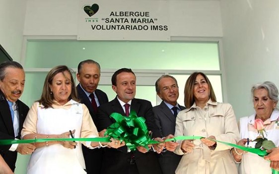 Inauguraron también el Albergue “Santa María” del Grupo de Promotores Sociales Voluntarios en San Luis Potosí y dieron el banderazo de salida a 7 ambulancias.