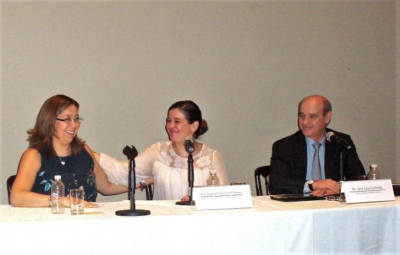 Daniela Estupiñal, Stephanie Voorduin, y José Luis Cañadas