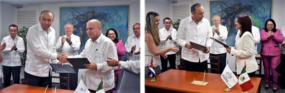 El ISSSTE firmó un convenio de colaboración con el Ministerio de Salud y otro con el Centro Internacional de Restauración Neurológica de Cuba.