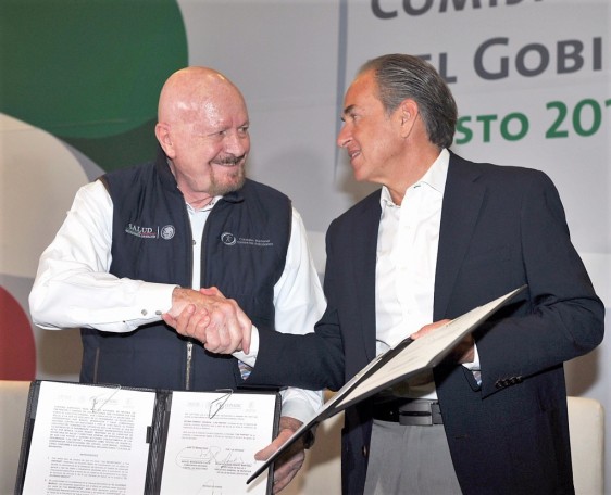 El convenio fue signado por el gobernador de San Luis Potosí la entidad, Juan Manuel Carreras López y el titular de CONADIC.