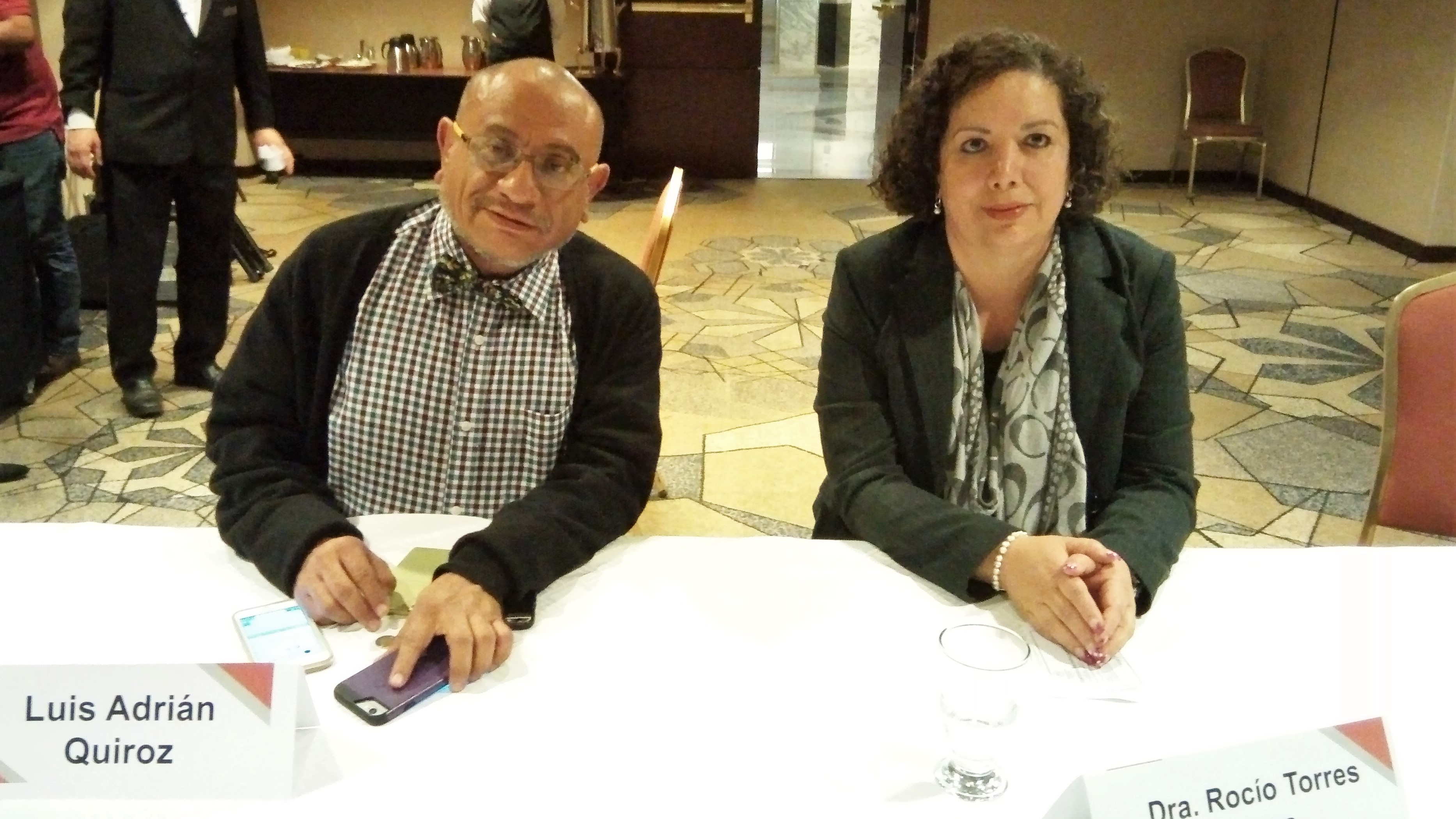 Luis Adrián Quiroz y Doctora Rocío Torres Ibarra