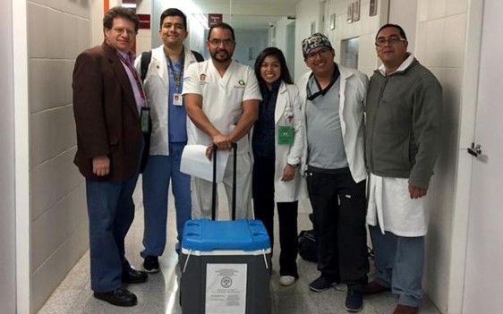 El órgano proviene del Hospital Regional de Alta Especialidad Zumpango, Estado de México, de un hombre de 37 años de edad con daño neurológico.