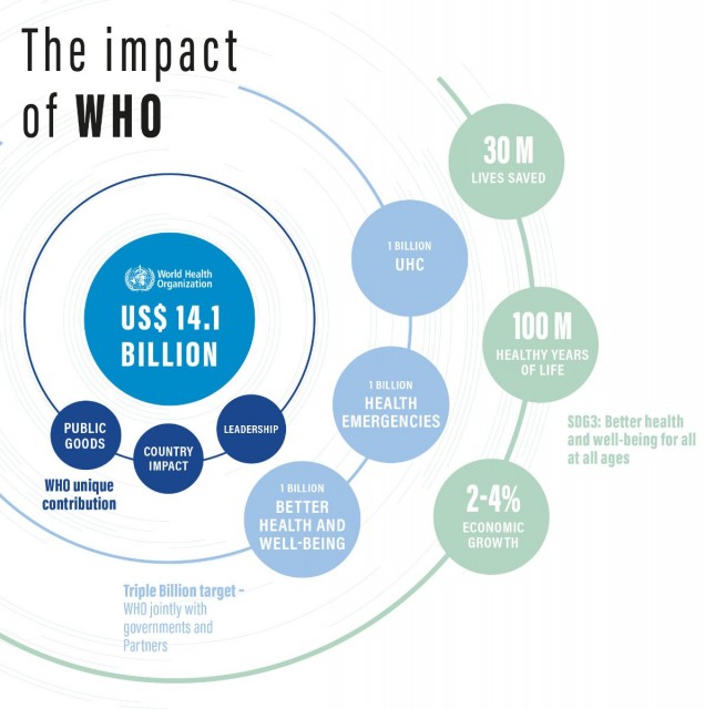 Fuente: A Healthier Humanity Invest in WHO. Disponible en http://www.who.int/about-us/planning-finance-and-accountability/financing-campaign/investing-global-investing-local