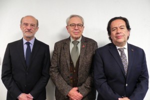 Dr. Guillermo Miguel Ruiz Palacios y Santos, Dr. Jorge Alcocer Varela, y Dr. Alejandro Mohar Betancour