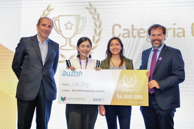 Este proyecto fue premiado en la categoría oro más reciente edición de Jump Chile 2018, evento que tiene como objetivo impulsar a los estudiantes de educación superior a transformar sus ideas en modelos de negocios para formar una nueva generación de emprendedores y agentes de cambio con impacto global.