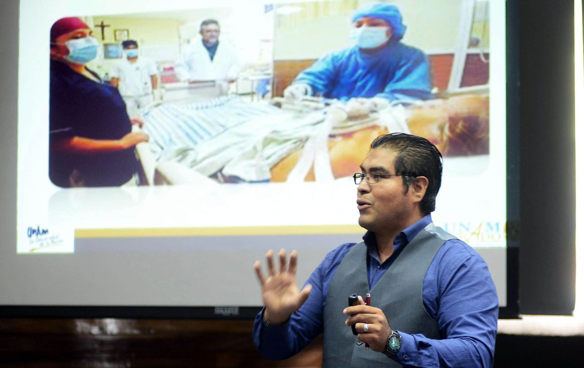 Julio César Medina Arellano, académico de la Escuela Nacional de Trabajo Social de la UNAM