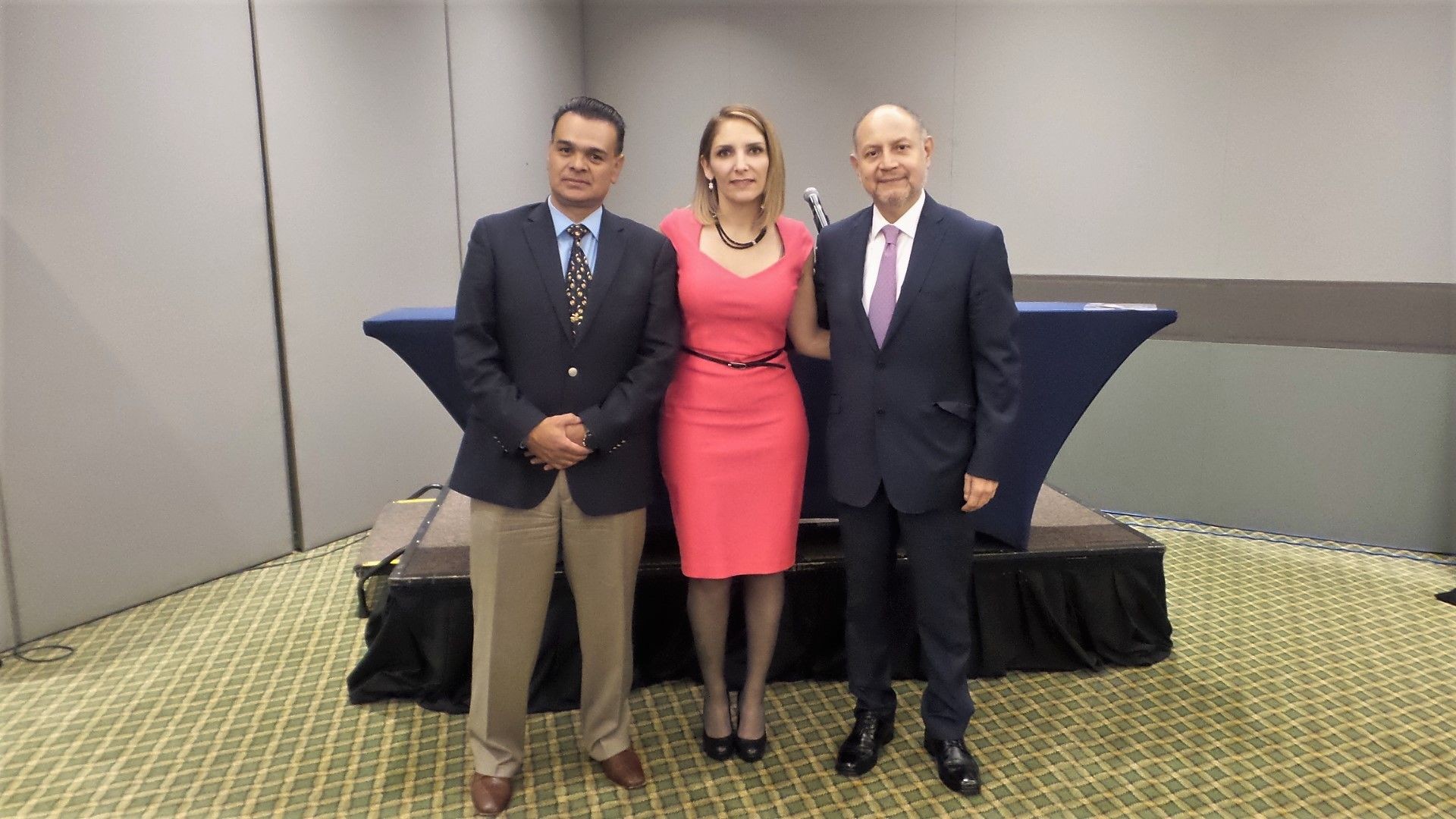 Dr. Francisco Javier Murillo, Lic. Balbina Marín Poo y Dr. Alfonso Copto