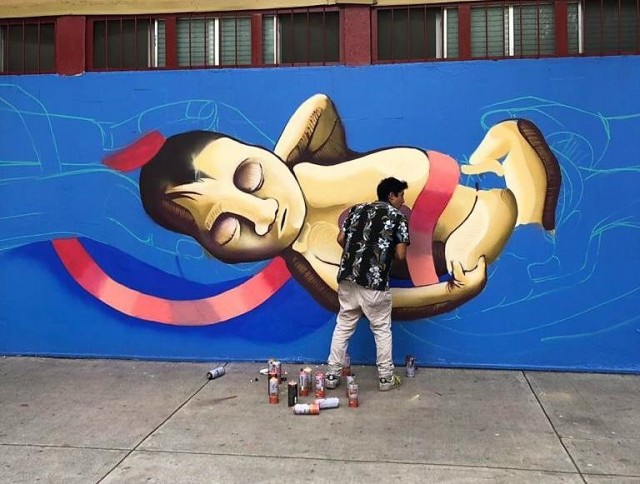 25 jóvenes plasmarán su creatividad artística en graffiti a lo largo y ancho de la barda perimetral del HGM para mejorar la imagen, un importante ícono de la colonia Doctores en la Ciudad de México.