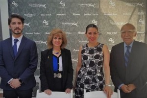 César Tinoco, Alicia Robledo Galván, María del Rocío Guillén, y Marte Hernández Porras