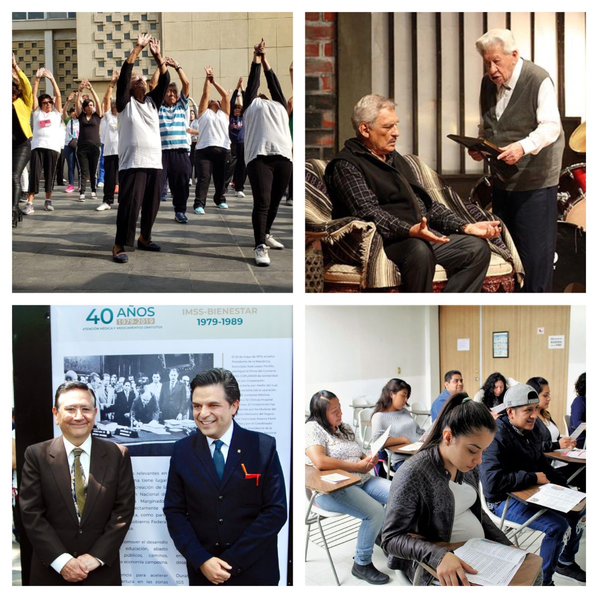 Collage actividades del IMSS