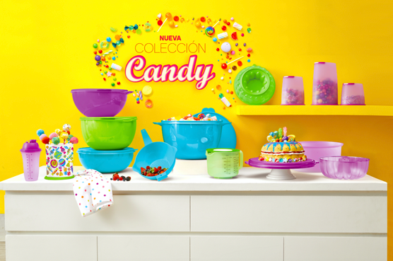 Postres irresistibles con la Colección Candy de Tupperware.
