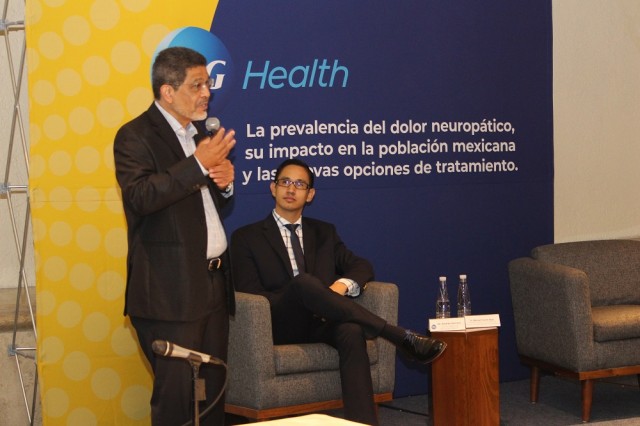 Dr. Manuel Duarte Vega, Director Científico en el Instituto de Investigación Cardiovascular de Guadalajara y Dr. Andrés Herrera, gerente Médico de P&G Health México.