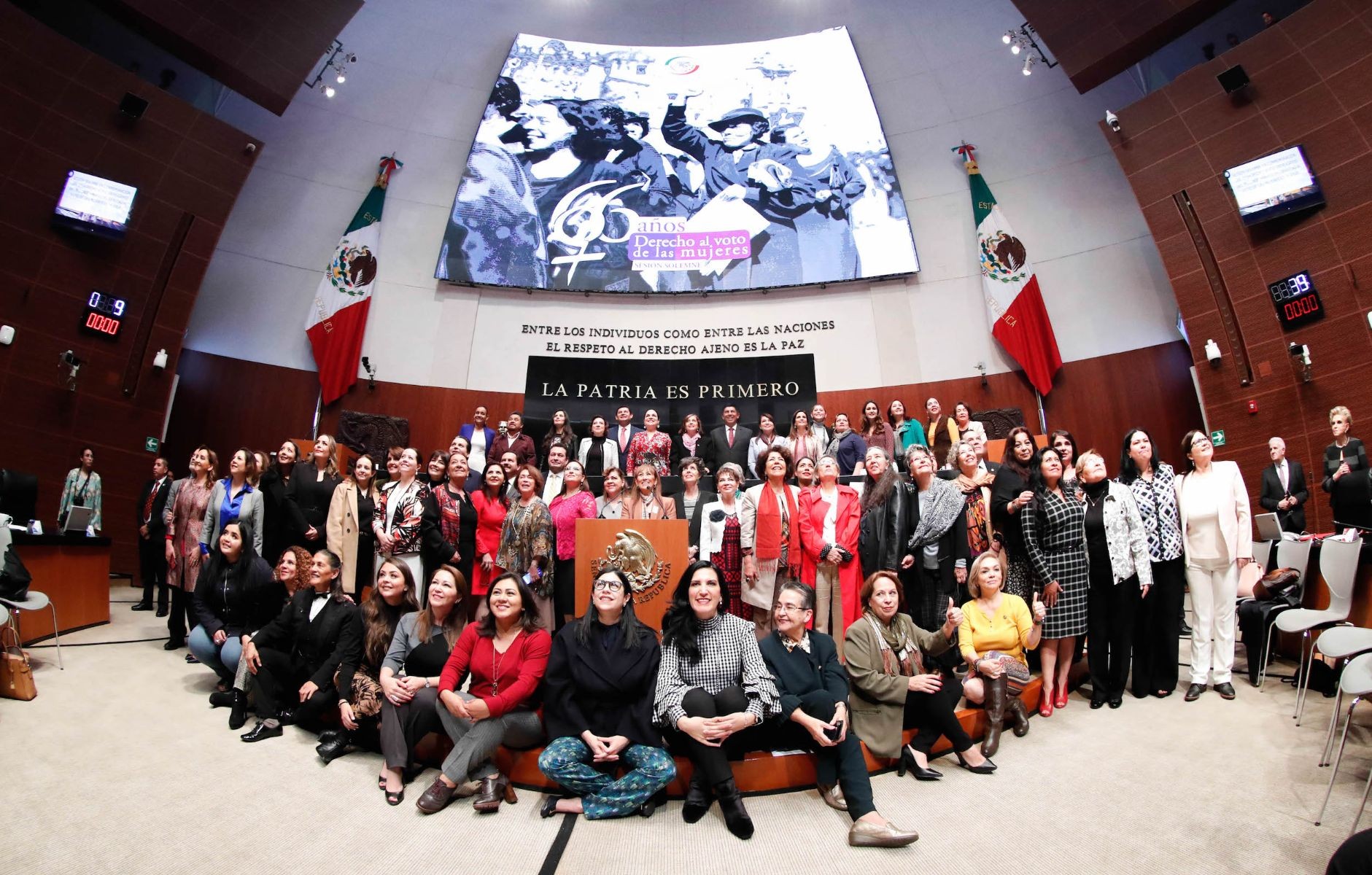 Sesión solemne: “66 aniversario del reconocimiento del derecho al voto de las mujeres en México"