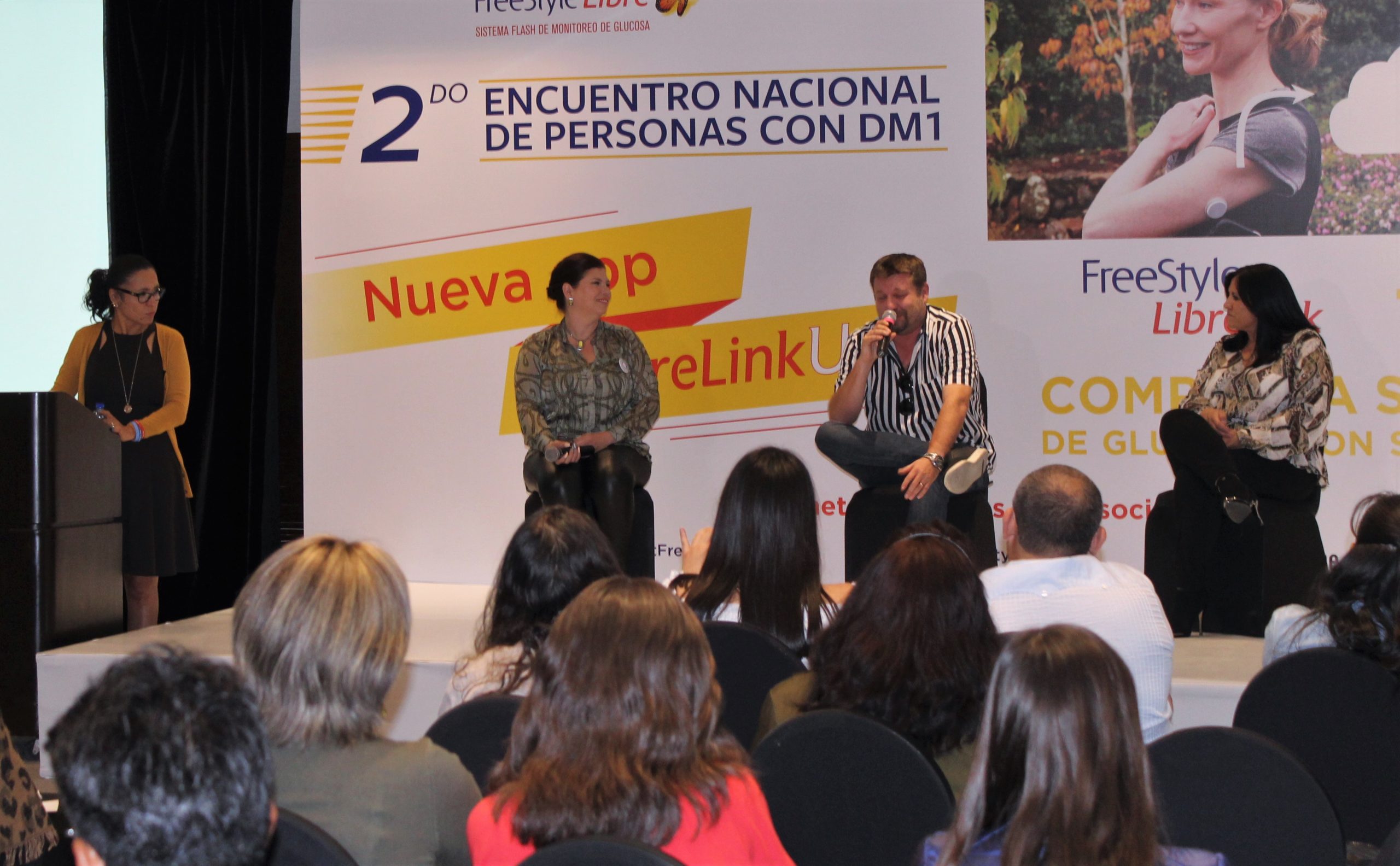 Podium Encuentro Nacional para pacientes con DM1 en la Ciudad de México