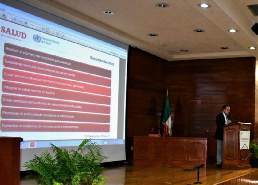 conferencia magistral "Hacia una nueva política pública de salud mental en México"