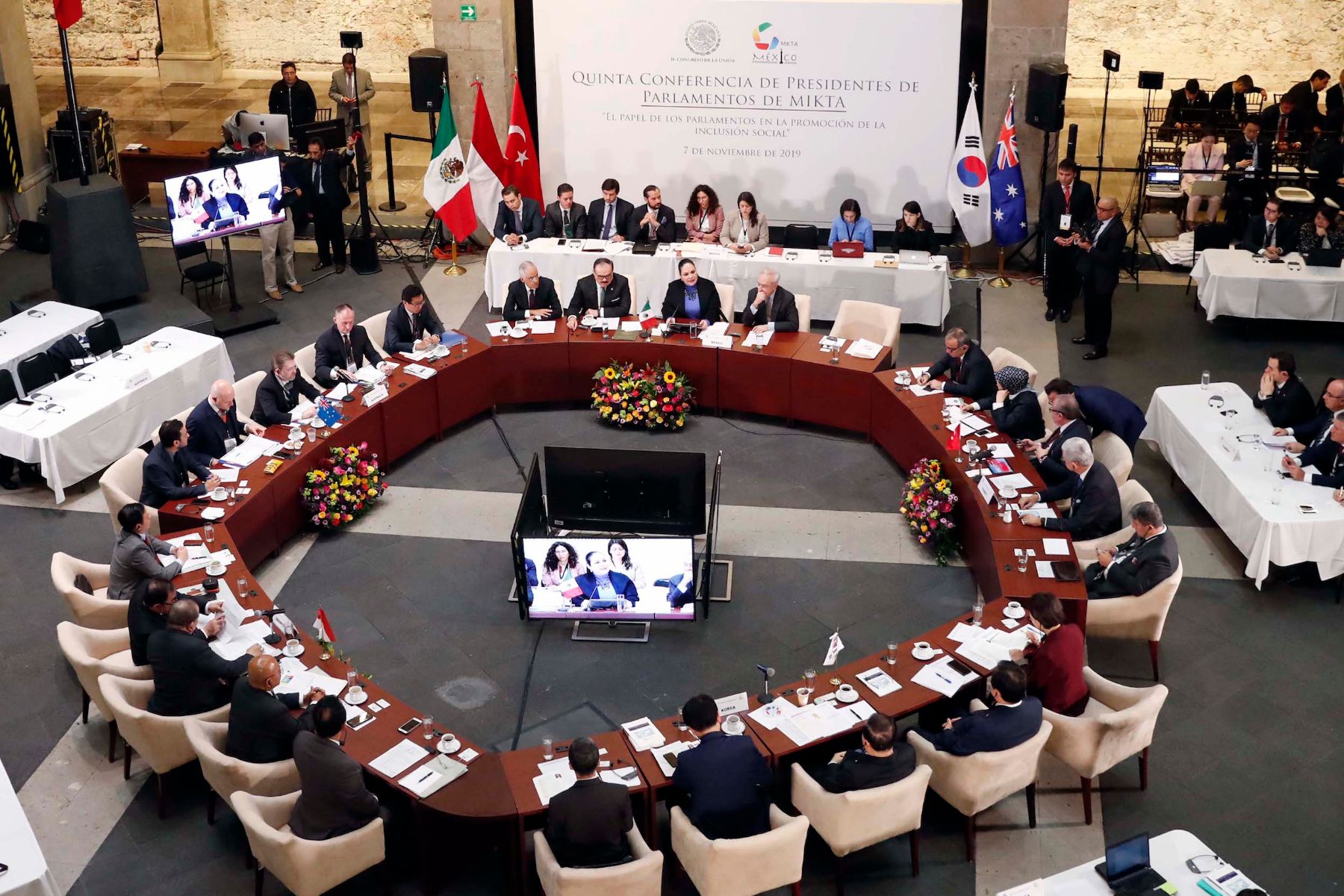 Quinta Conferencia de Presidentes de Parlamentos de MIKTA: “El papel de los parlamentos en la promoción de la inclusión social”