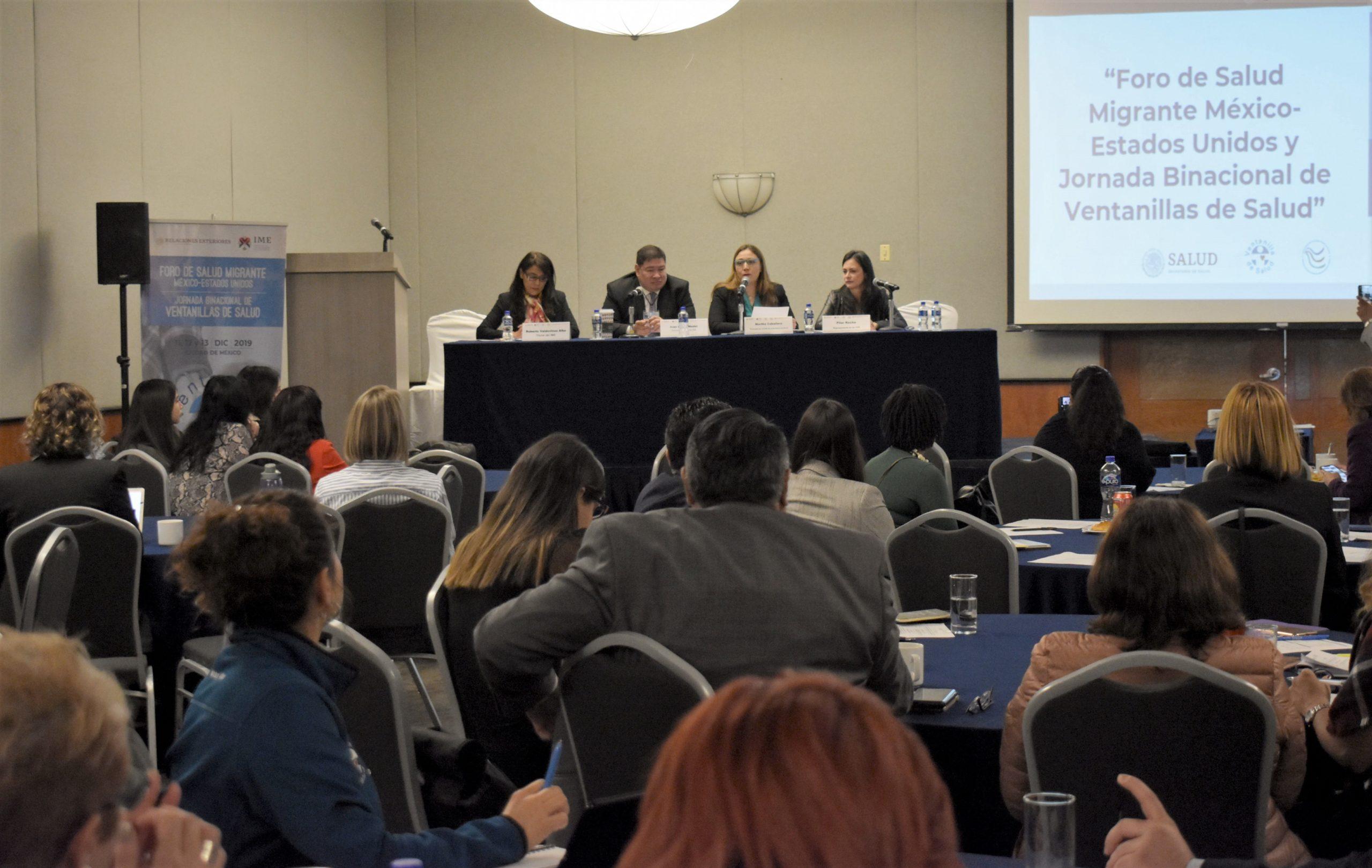 Foro de Salud Migrante México- Estados Unidos, en el marco de la XVI Reunión Anual de Ventanillas de Salud.