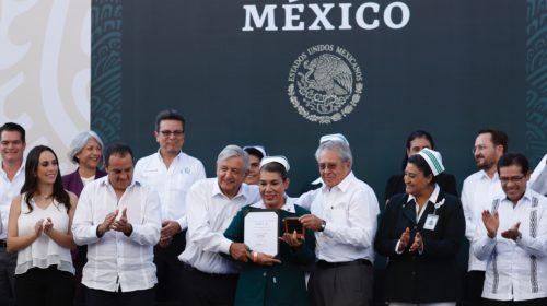 Ceremonia encabezada por el presidente Andrés Manuel López Obrador para conmemorar el Día de las Enfermeras y los Enfermeros 2020