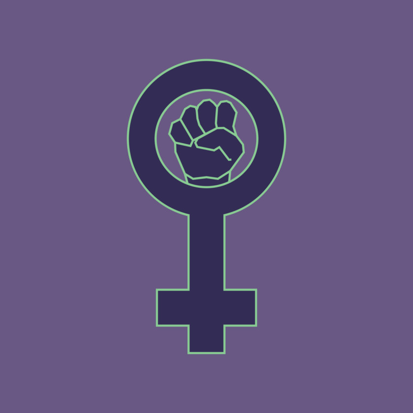 Símbolo feminista violeta
