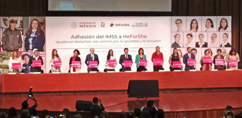 Adhesión de IMSS a HeForShe