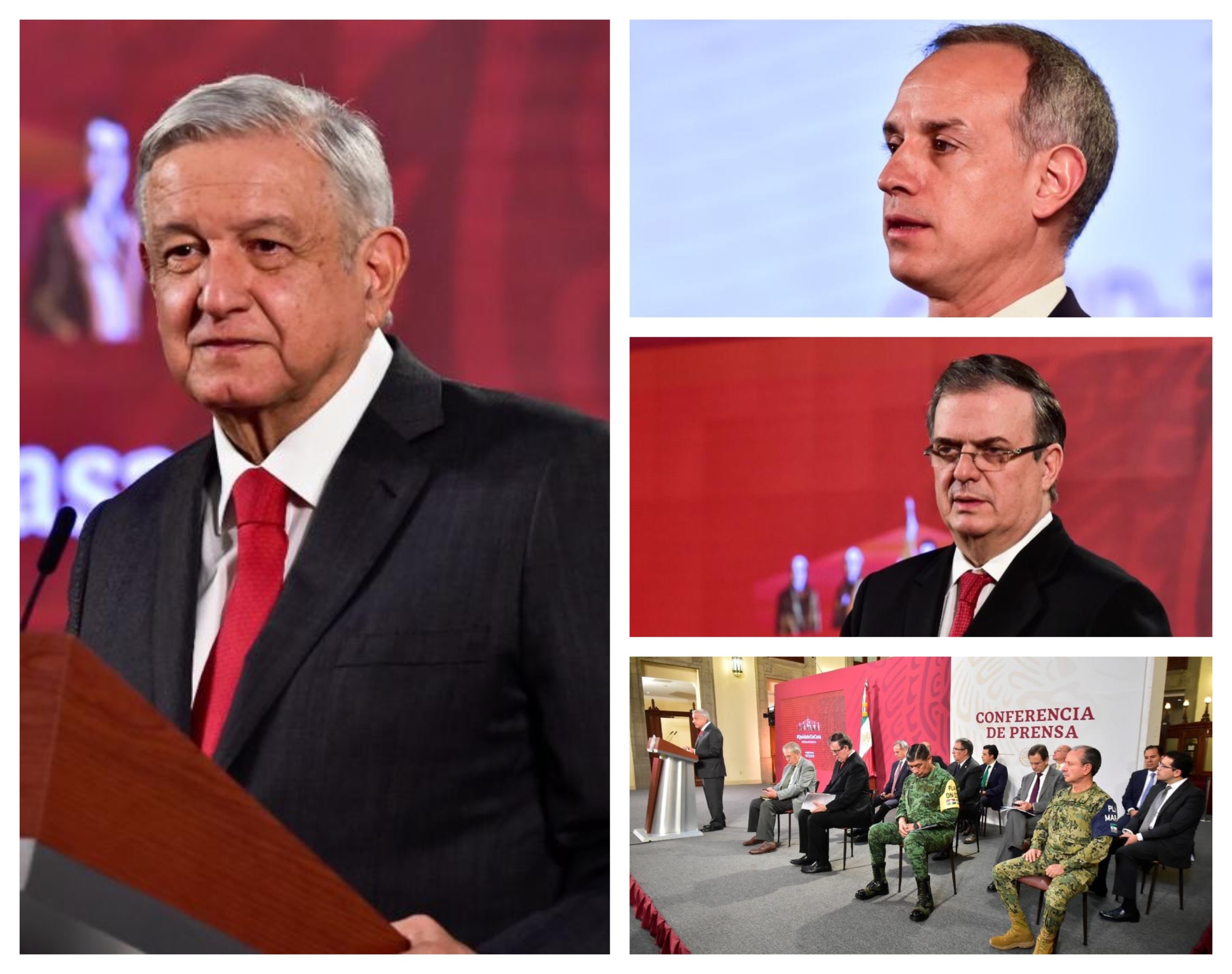 El presidente de México, Andrés Manuel López Obrador, durante la conferencia matutina de hoy desde Palacio Nacional.