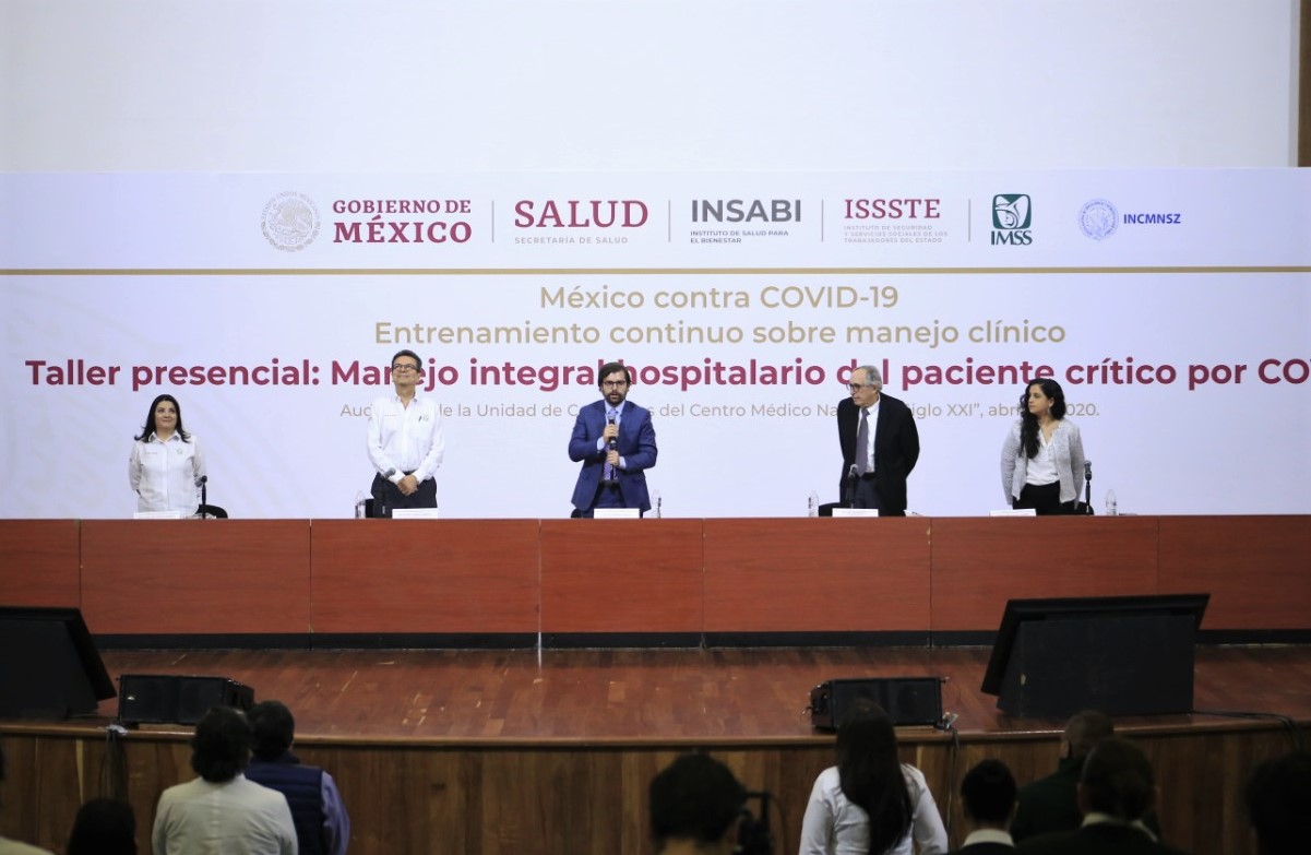 Suman esfuerzos IMSS e INSABI para el Manejo Integral Hospitalario del Paciente Crítico por COVID-19