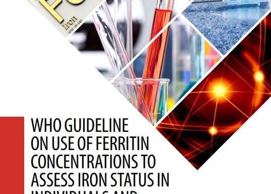 Portada WHO guideline on use of ferritin concentrations to assess iron status in individuals and populations