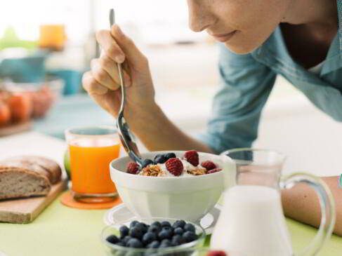 desayuno en la mesa