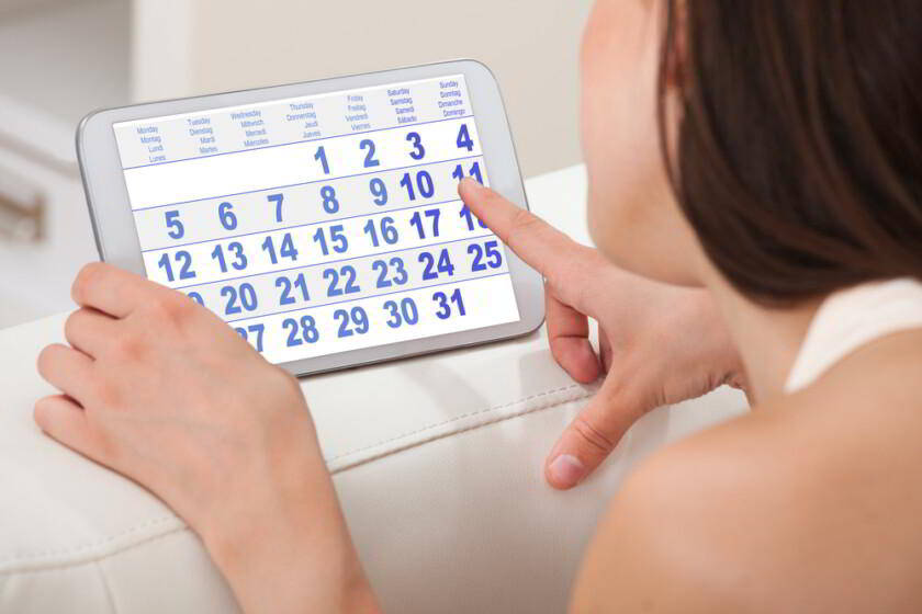 Calendario menstrual