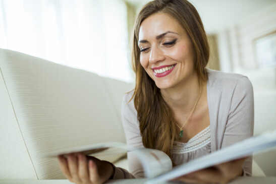 Mujer sonriente